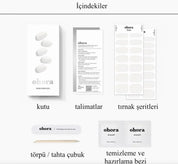 N Clean White Jel Tırnak 30 Adet 2 Kullanım