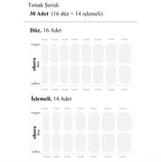 N Clean White Jel Tırnak 30 Adet 2 Kullanım