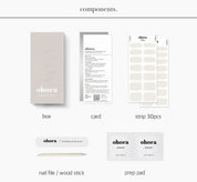 N Cream Cotton Jel Tırnak 30 Adet 2 Kullanım