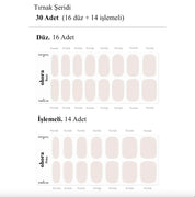 N Cream Light Jel Tırnak 30 Adet 2 Kullanım