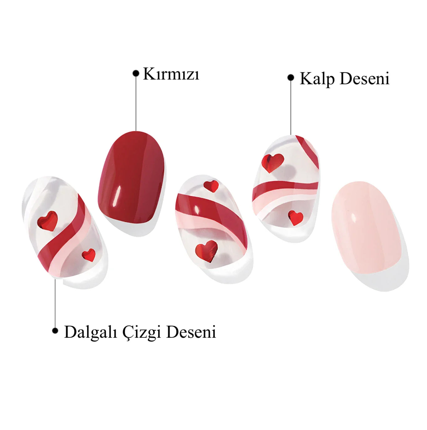 N Cupid’s Trace Jel Tırnak 30 Adet 2 Kullanım