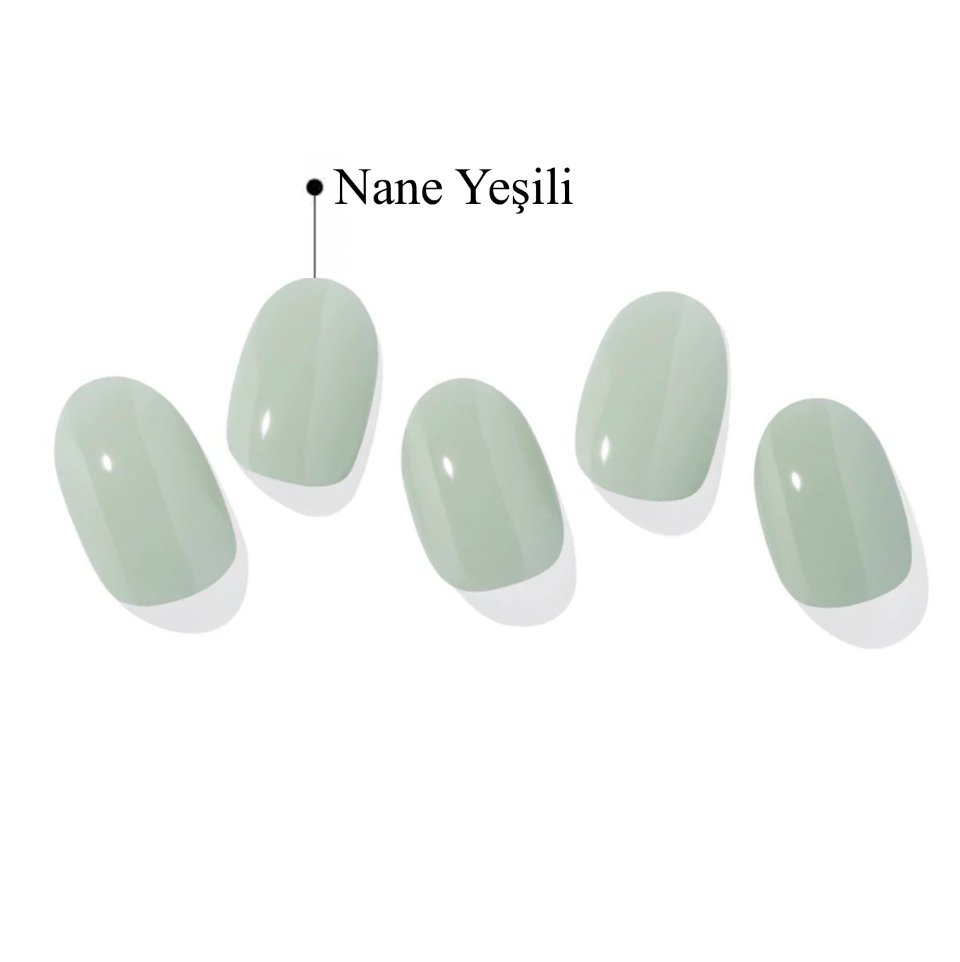 N Dewy Mint Jel Tırnak 30 Adet 2 Kullanım