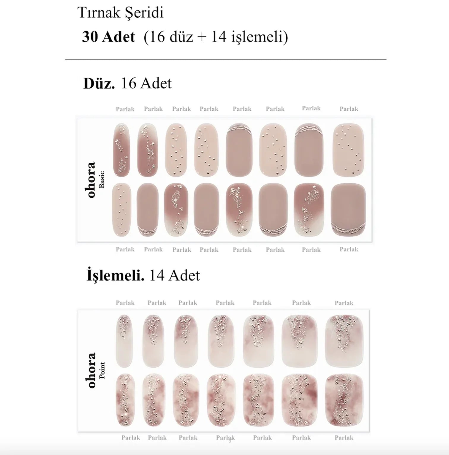 N Dreaming Glow Jel Tırnak 30 Adet 2 Kullanım