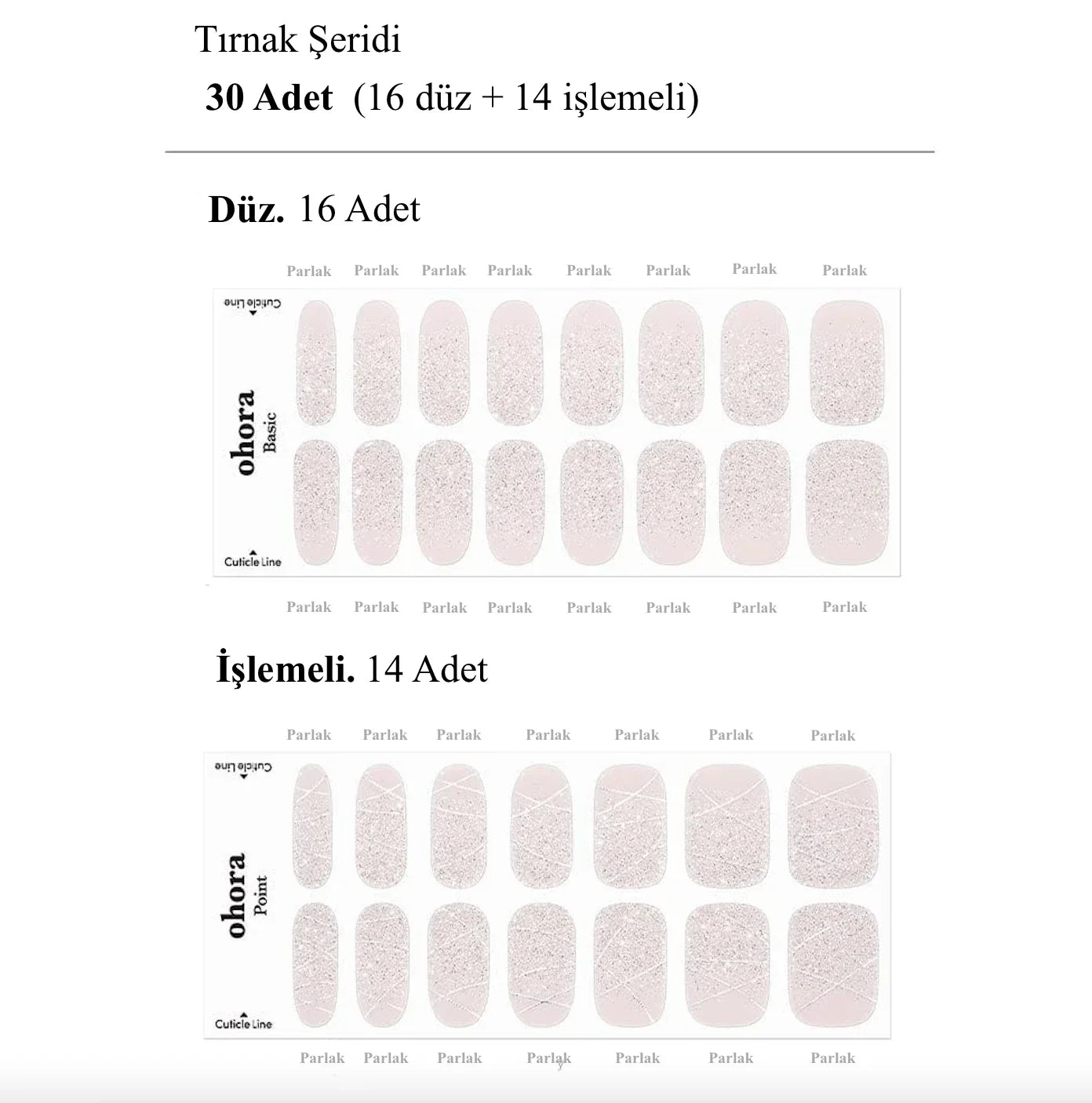N Dress Up Jel Tırnak 30 Adet 2 Kullanım