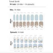 N Falling Jel Tırnak 30 Adet 2 Kullanım