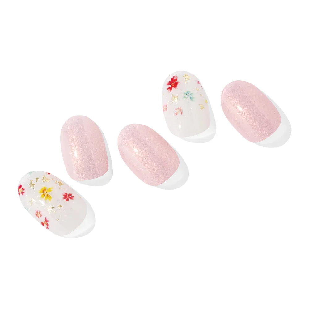 N Flower Champagne Jel Tırnak 30 Adet 2 Kullanım