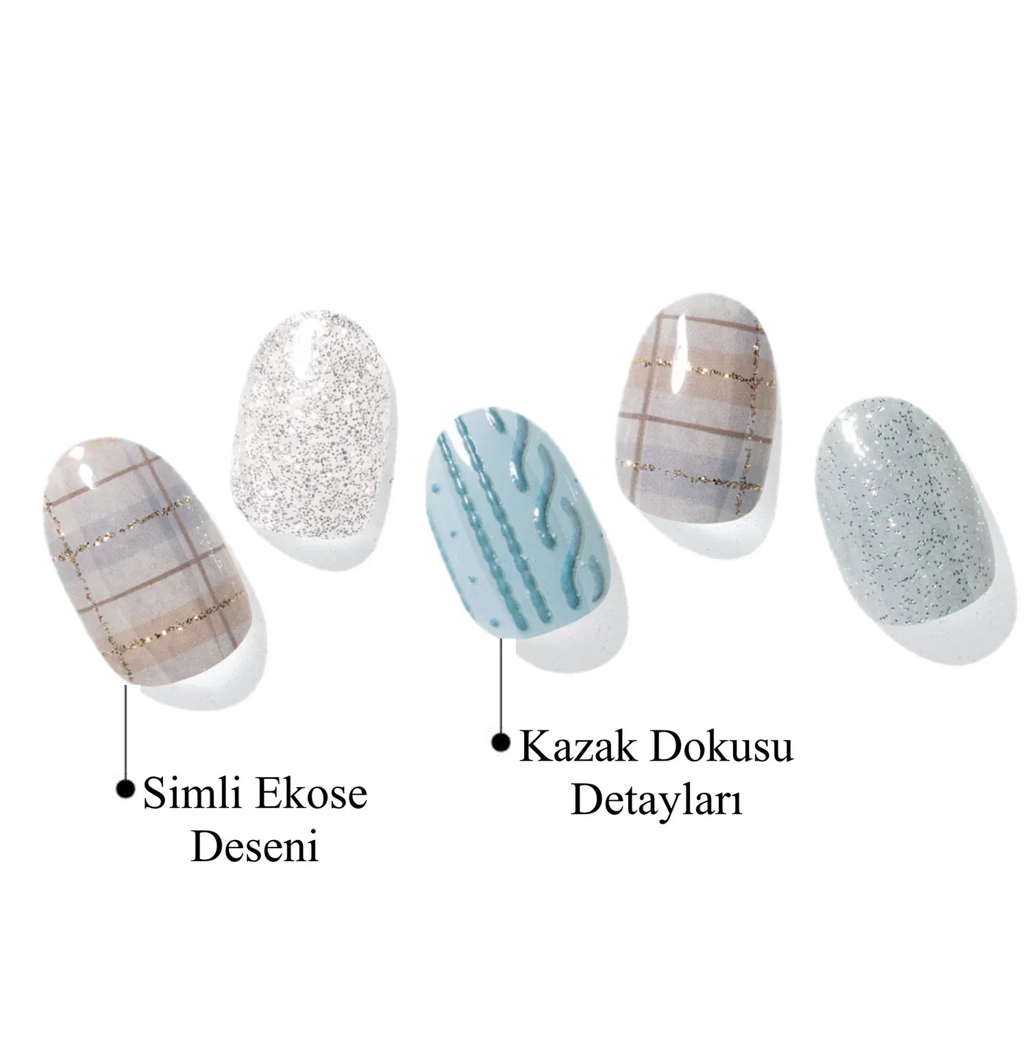 N Fuzzy Sweater Jel Tırnak 30 Adet 2 Kullanım