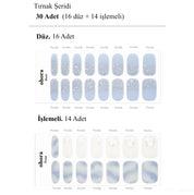 N Gentle Breeze Jel Tırnak 30 Adet 2 Kullanım