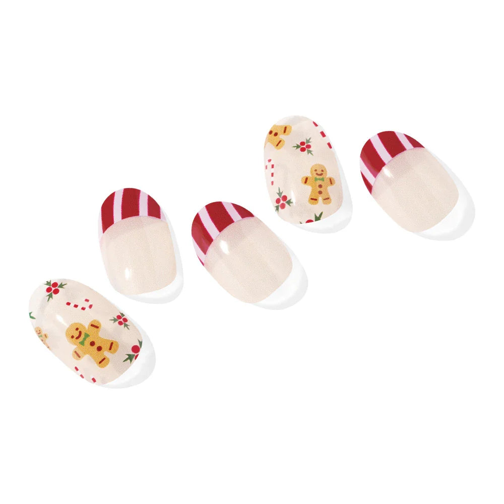 N Gingerbread Cane Jel Tırnak 30 Adet 2 Kullanım