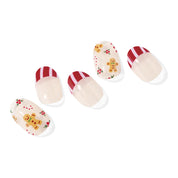 N Gingerbread Cane Jel Tırnak 30 Adet 2 Kullanım