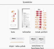 N Gingerbread Cane Jel Tırnak 30 Adet 2 Kullanım