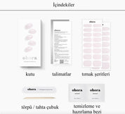 N Glazed Donut Jel Tırnak 30 Adet 2 Kullanım