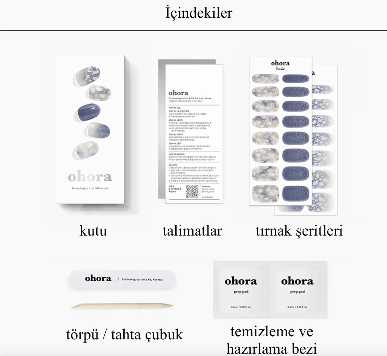 N Gleam Blue Jel Tırnak 30 Adet 2 Kullanım