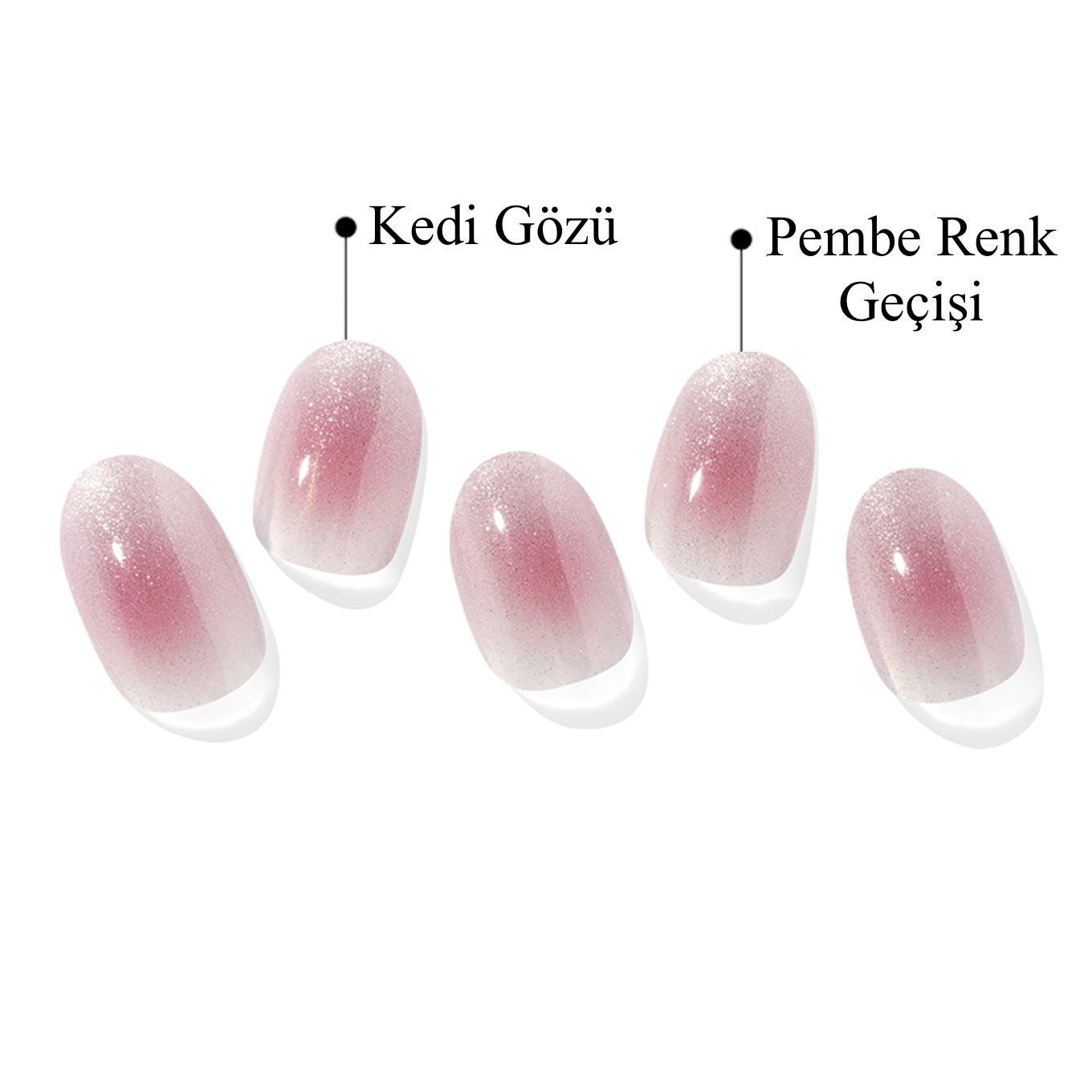 N Glow Blush Jel Tırnak 30 Adet 2 Kullanım