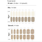 N Gold Coast Jel Tırnak 30 Adet 2 Kullanım
