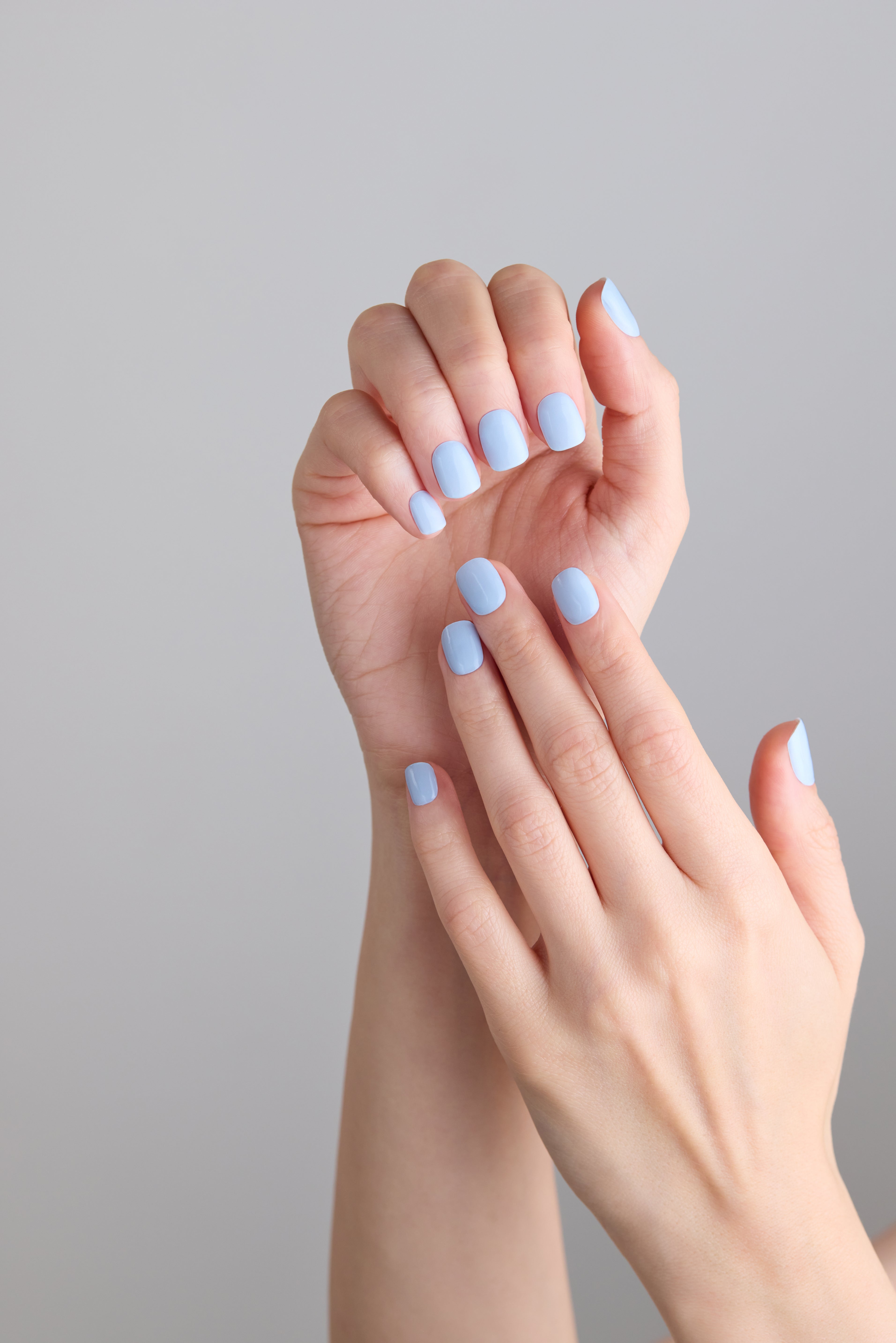 N Greyish Blue Jel Tırnak 30 Adet 2 Kullanım