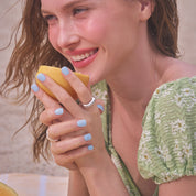 N Greyish Blue Jel Tırnak 30 Adet 2 Kullanım