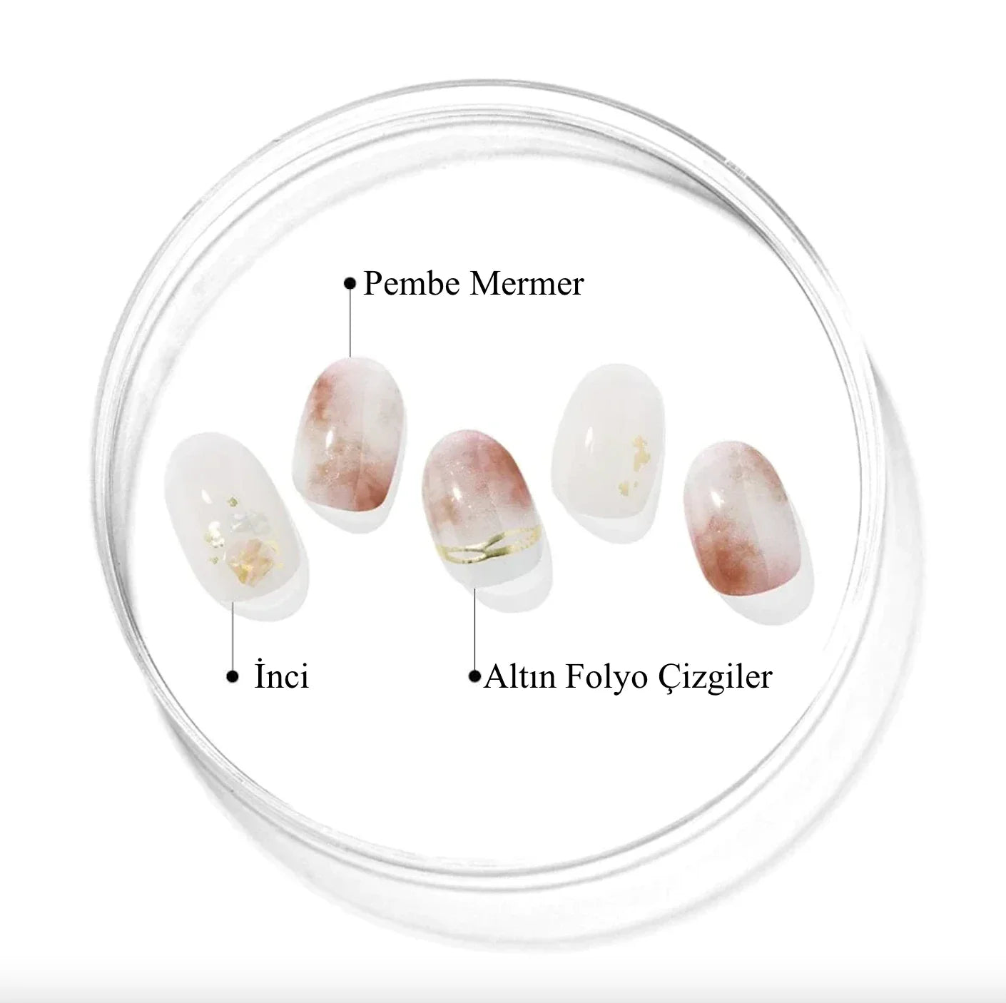 N Iris Jel Tırnak 30 Adet 2 Kullanım