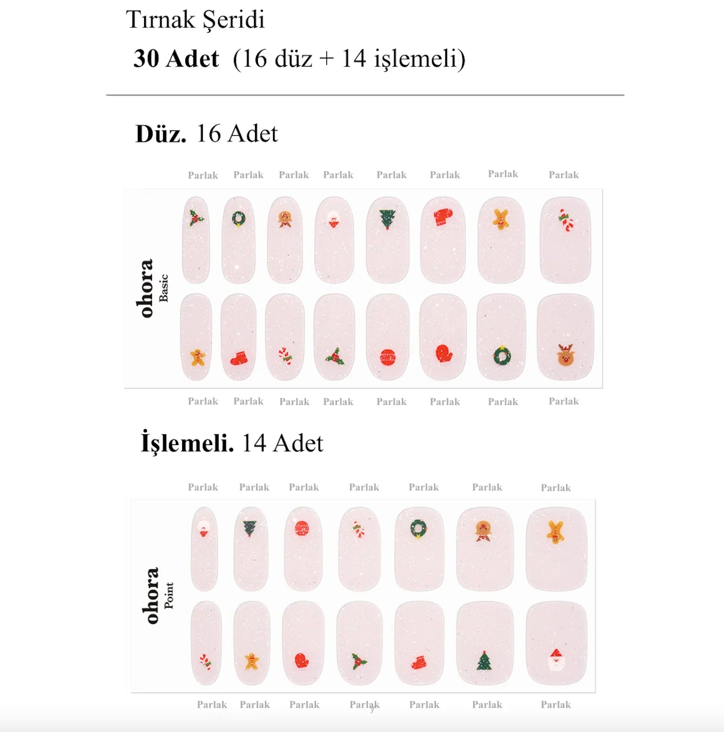 N Jolly Jingles Jel Tırnak 30 Adet 2 Kullanım