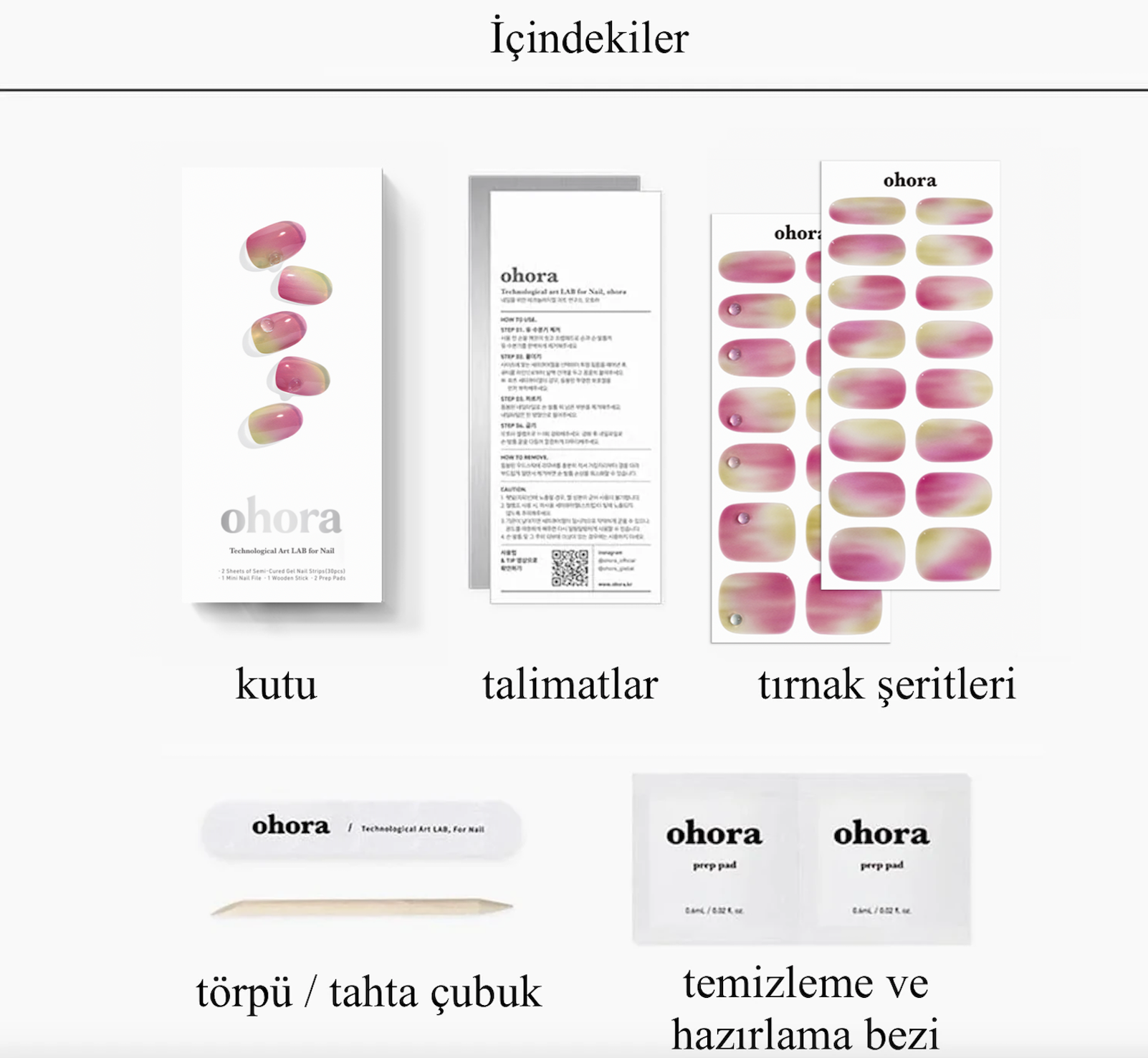 N Juicy Grape Jel Tırnak 30 Adet 2 Kullanım