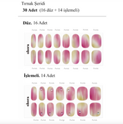 N Juicy Grape Jel Tırnak 30 Adet 2 Kullanım