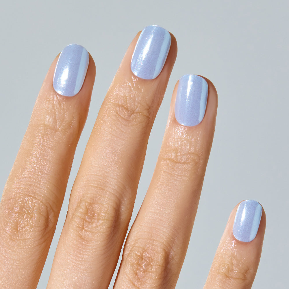 N Light Blue Chrome Jel Tırnak 30 Adet 2 Kullanım