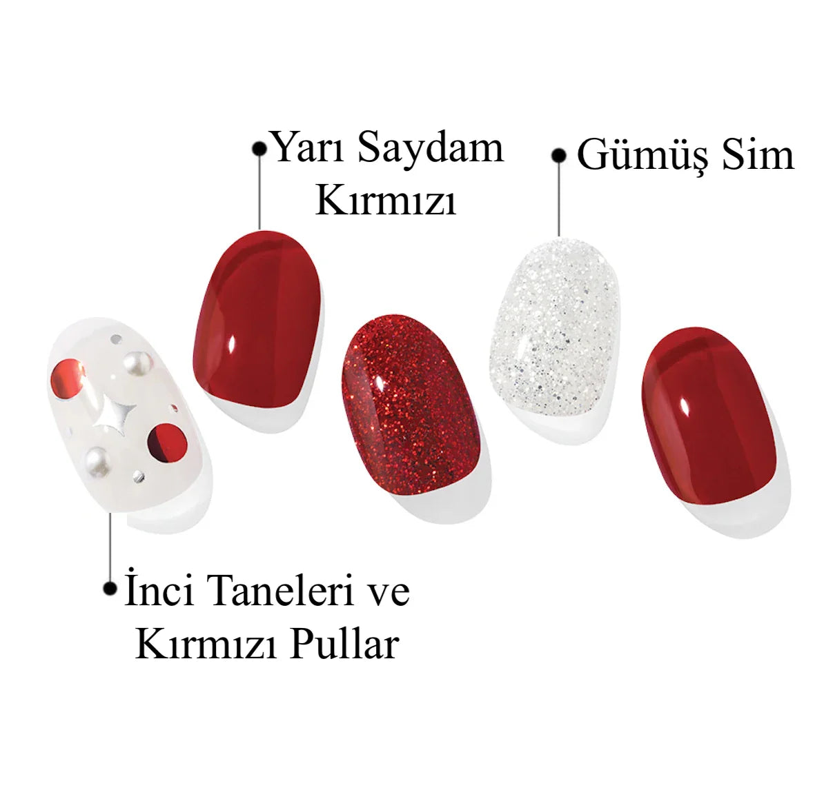 N Love Actually Jel Tırnak 30 Adet 2 Kullanım