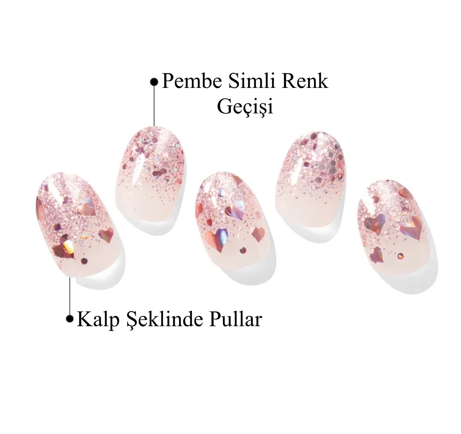 N Love Bomb Jel Tırnak 30 Adet 2 Kullanım