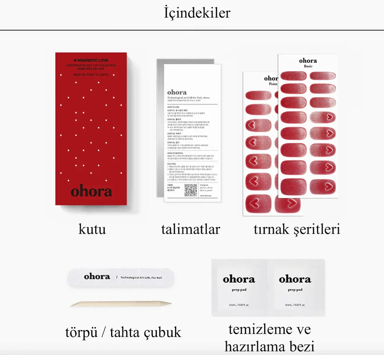 N Magnetic Love Jel Tırnak 30 Adet 2 Kullanım