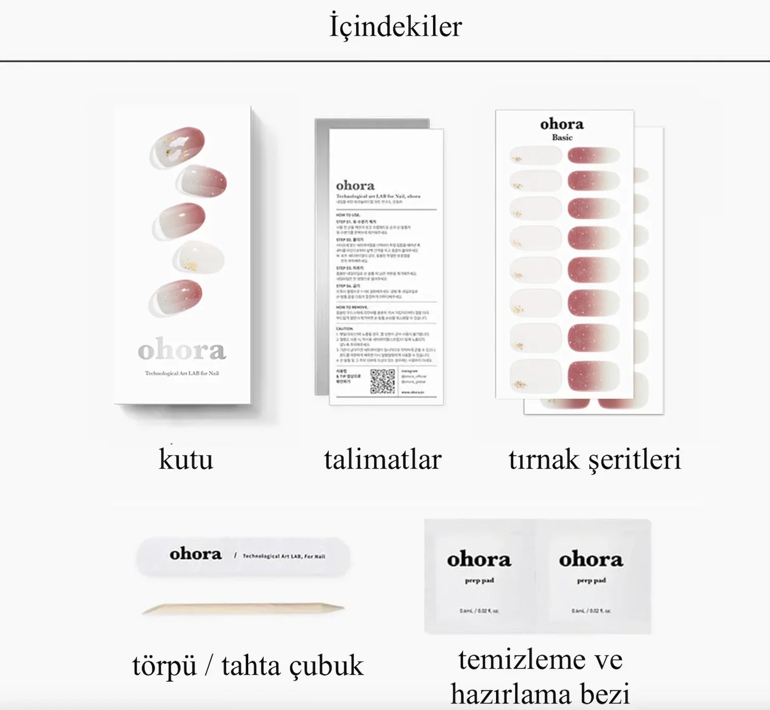 N Marsala Mood Jel Tırnak 30 Adet 2 Kullanım