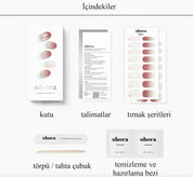 N Marsala Mood Jel Tırnak 30 Adet 2 Kullanım