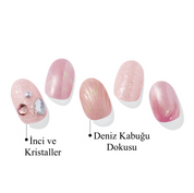 N Mermaid Glow Jel Tırnak 30 Adet 2 Kullanım