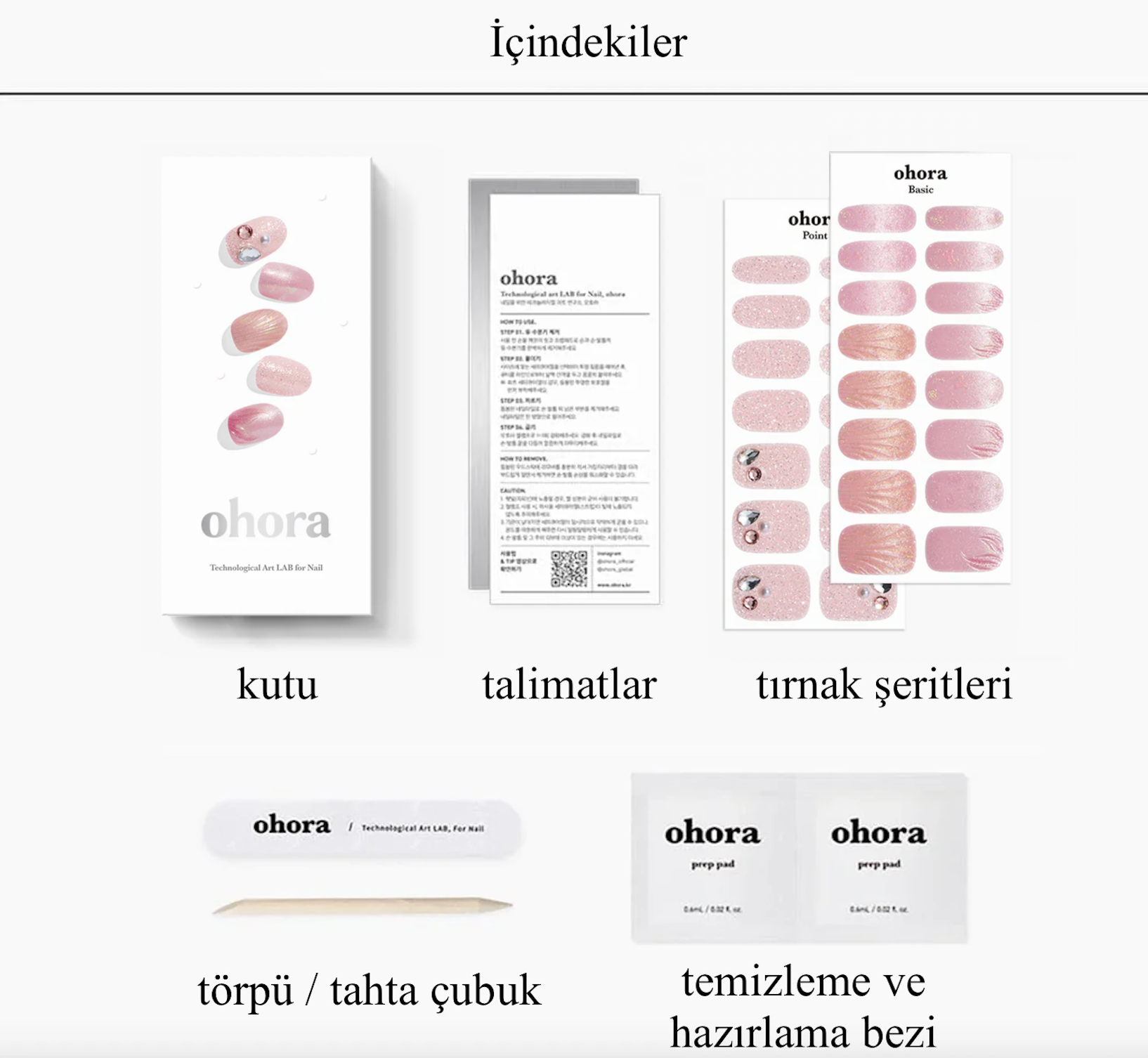 N Mermaid Glow Jel Tırnak 30 Adet 2 Kullanım