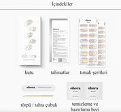 N Merry-go-round Jel Tırnak 30 Adet 2 Kullanım