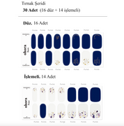 N Midnight Jel Tırnak 30 Adet 2 Kullanım