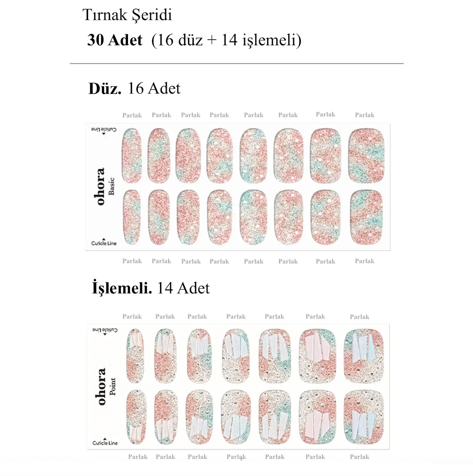 N Newtro no.1 Jel Tırnak 30 Adet 2 Kullanım