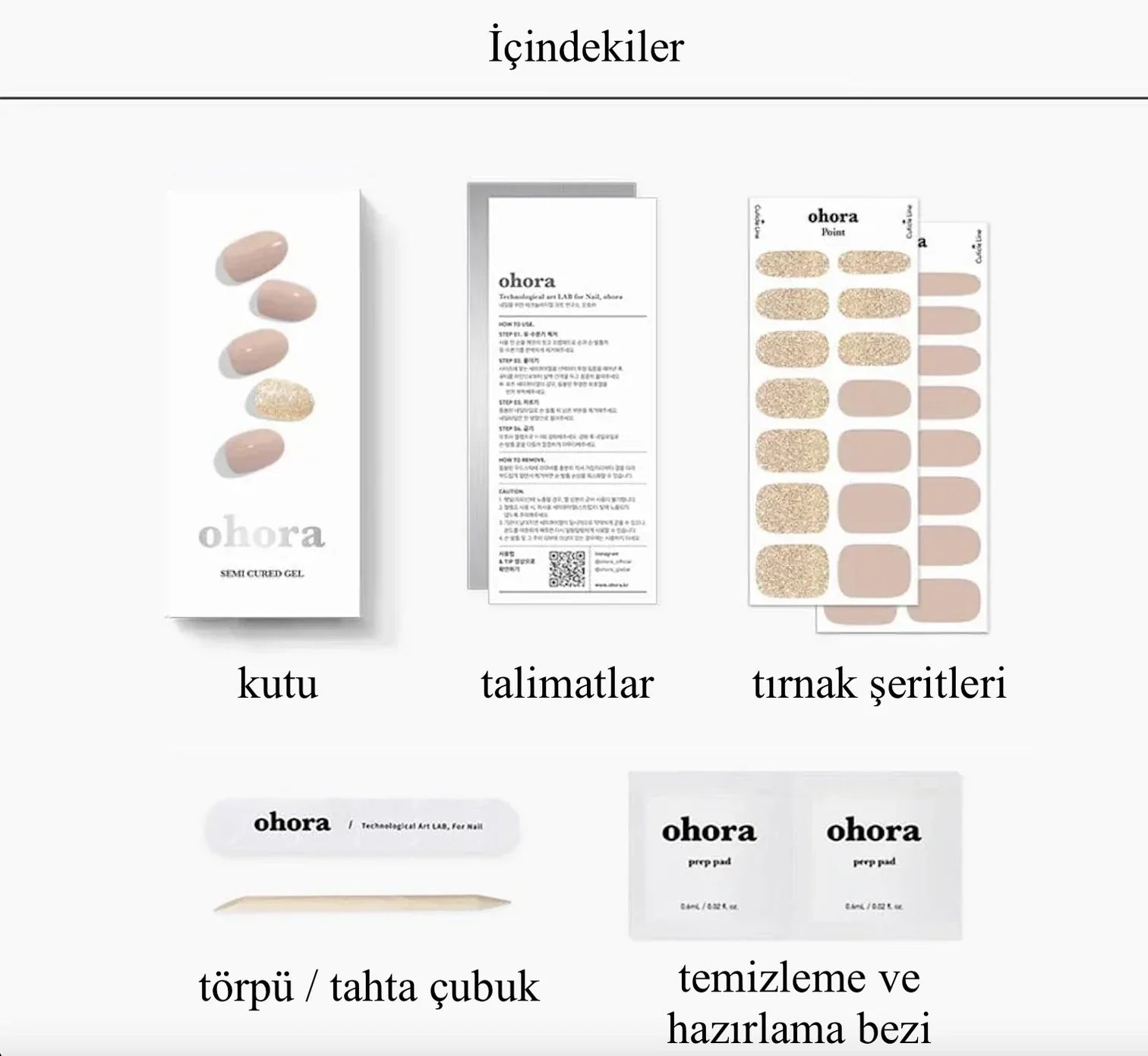 N Nudist Jel Tırnak 30 Adet 2 Kullanım