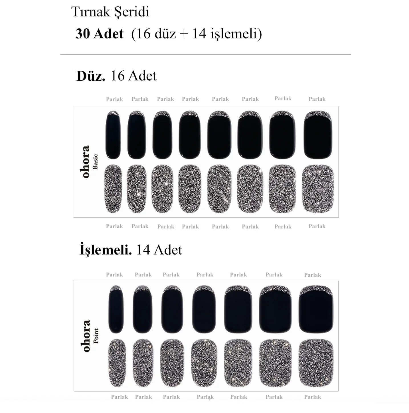 N Party Night Jel Tırnak 30 Adet 2 Kullanım