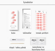 N Peach Latte Jel Tırnak 30 Adet 2 Kullanım