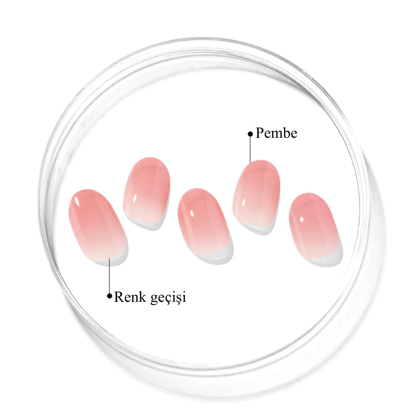 N Peach Latte Jel Tırnak 30 Adet 2 Kullanım