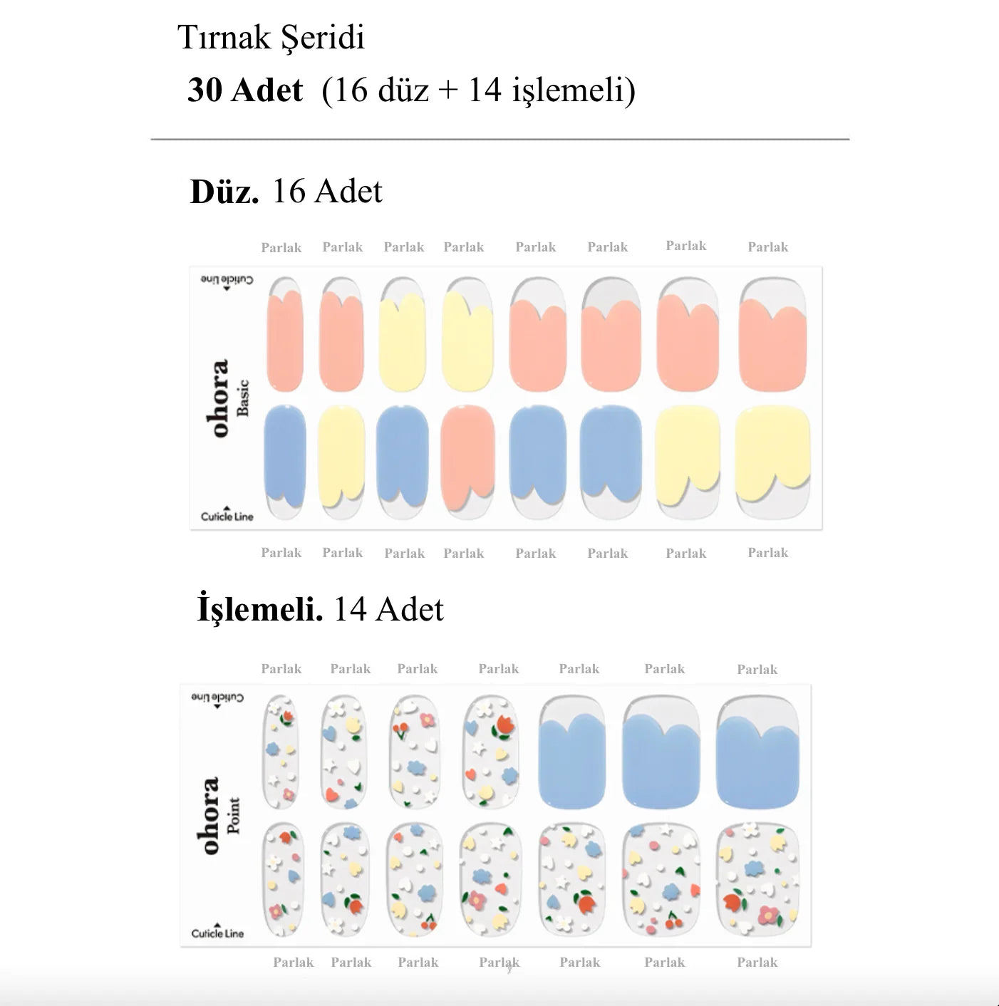 N Picnic Jel Tırnak 30 Adet 2 Kullanım