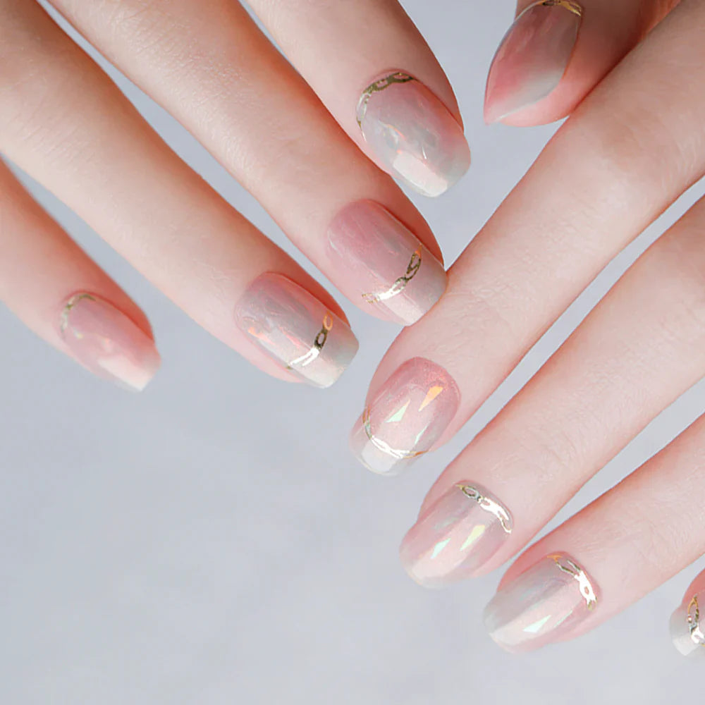 N Pink Mermaid Jel Tırnak 30 Adet 2 Kullanım