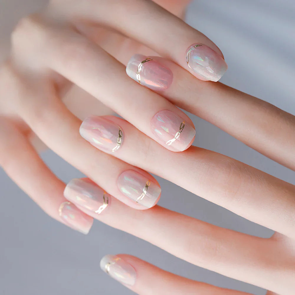 N Pink Mermaid Jel Tırnak 30 Adet 2 Kullanım