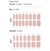 N Pink Wonderland Jel Tırnak 30 Adet 2 Kullanım