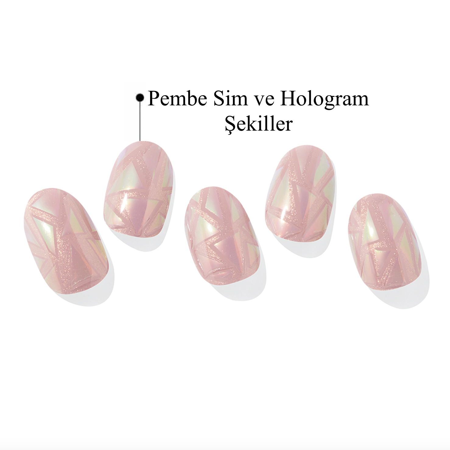 N Pink Wonderland Jel Tırnak 30 Adet 2 Kullanım