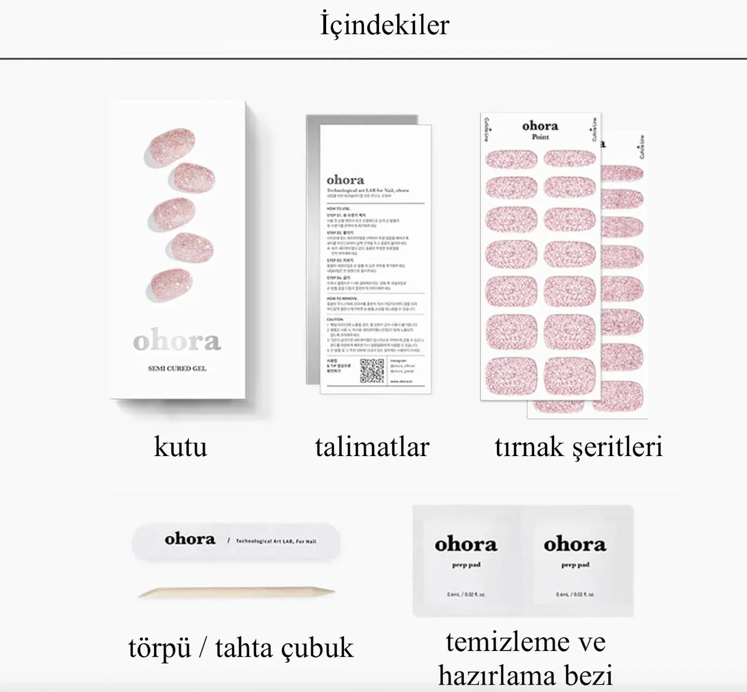 N Pixie Dust Jel Tırnak 30 Adet 2 Kullanım