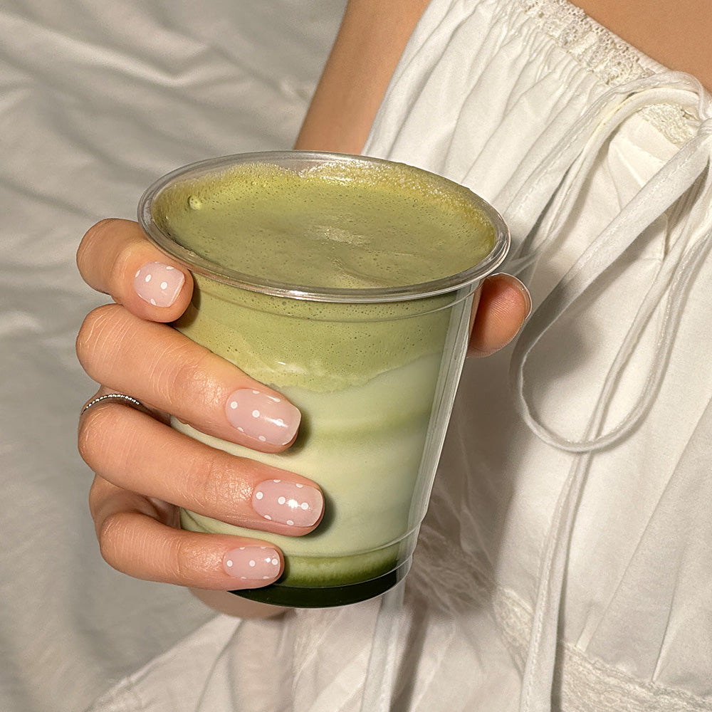 N Polka Blanc Jel Tırnak 30 Adet 2 Kullanım