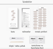 N Polka Noir Jel Tırnak 30 Adet 2 Kullanım