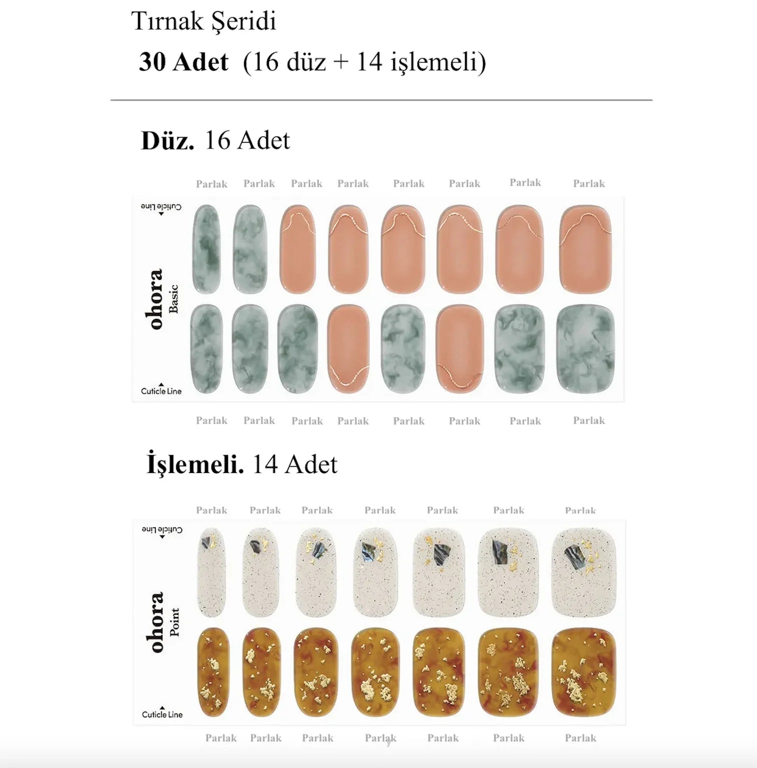 N Power Stone Jel Tırnak 30 Adet 2 Kullanım
