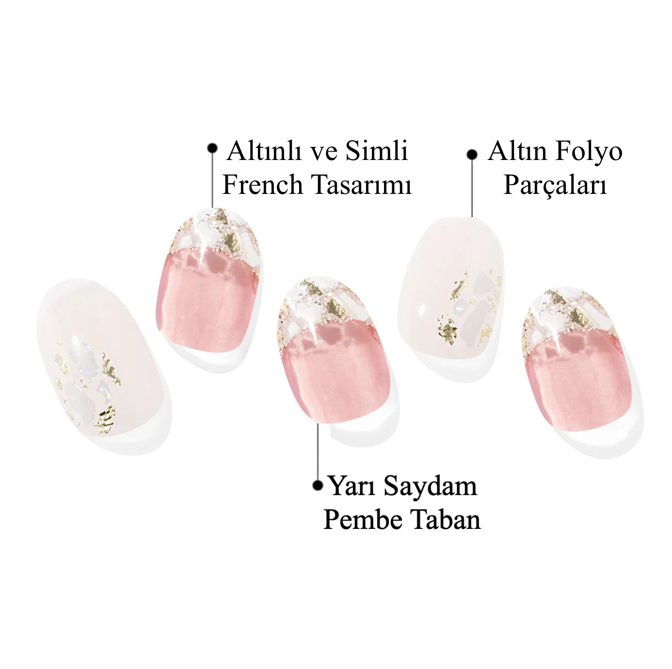 N Quartz Jel Tırnak 30 Adet 2 Kullanım